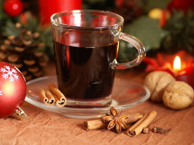 Alcohol free mulled wine