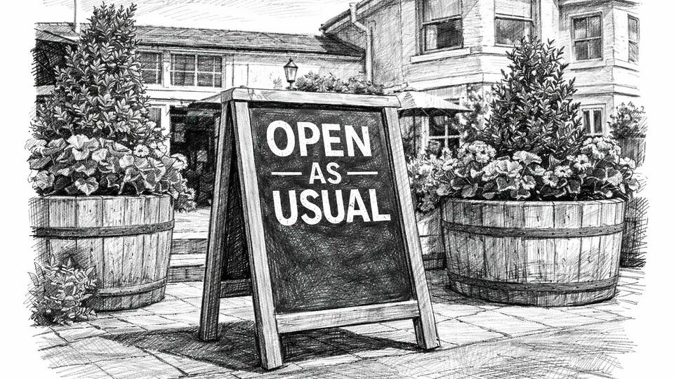 Open as usual
